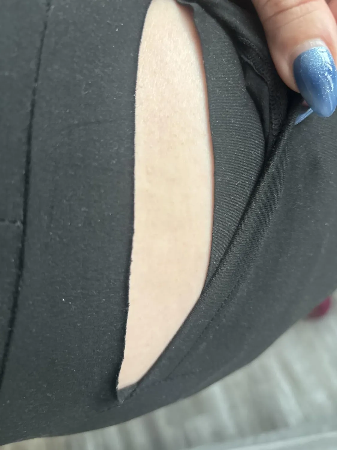 SINOPHANT Umstandsleggings Damen Braun S mit Taschen