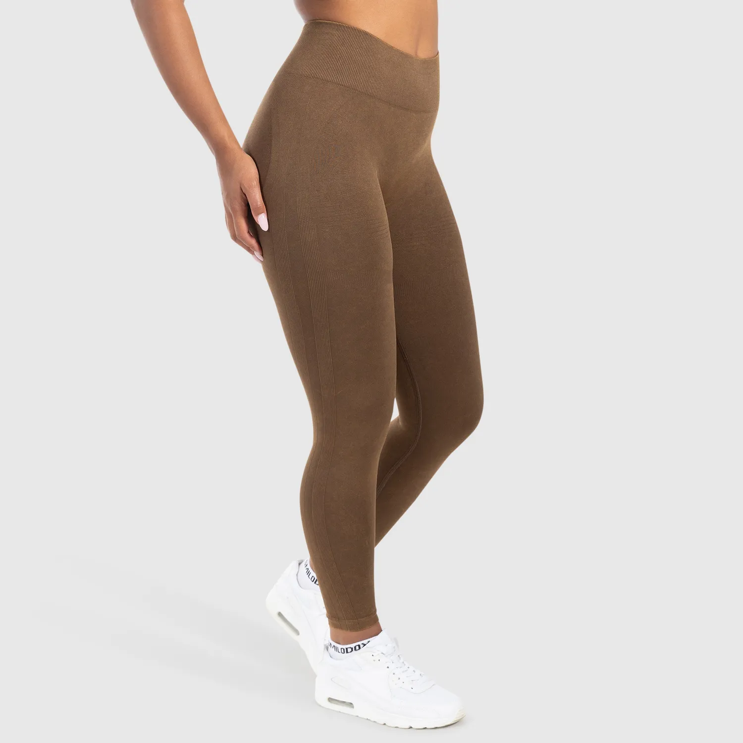 Smilodox Yune Seamless Scrunch Leggings Schwarz blickdicht