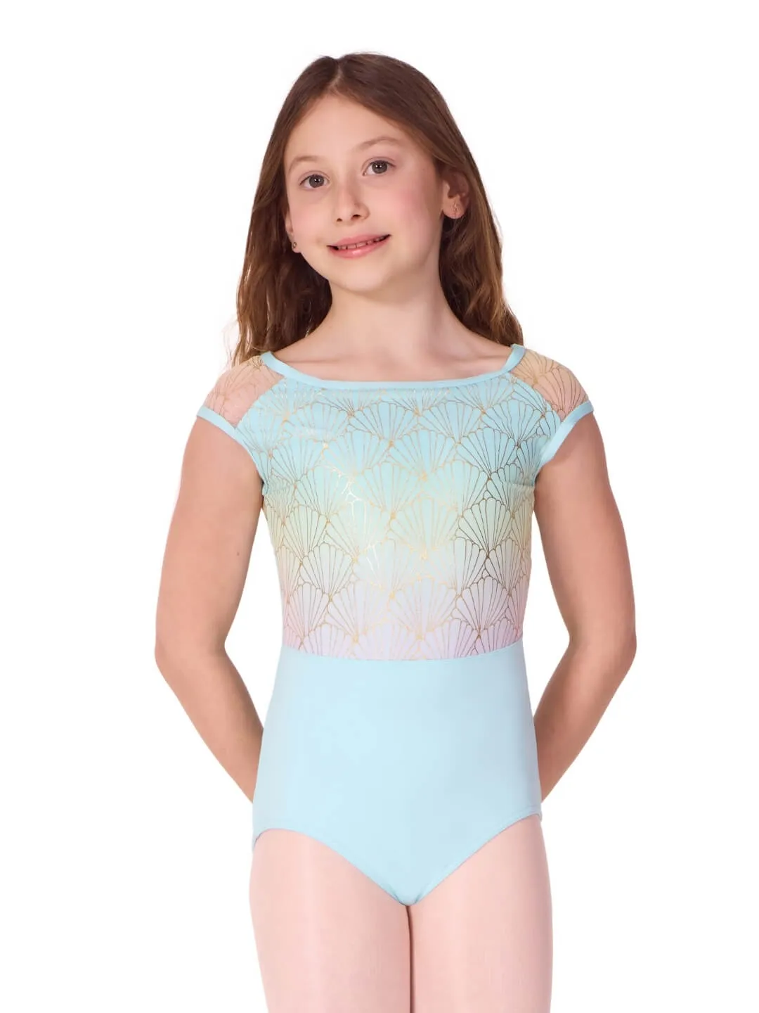 Capezio Sea Star Pearl F12581C Tanz-Turnanzug Lavendel