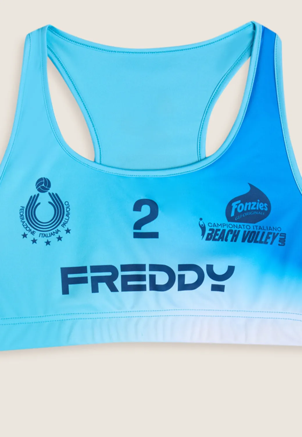 Freddy Beach Volley Gold 2025 Top Oro Nummer 2