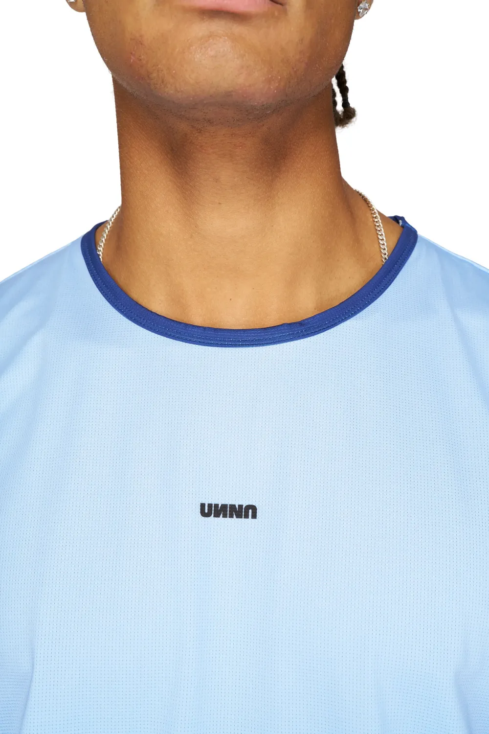 UNNA Light Tank Tanktop Herren Serenity Blue elastisch