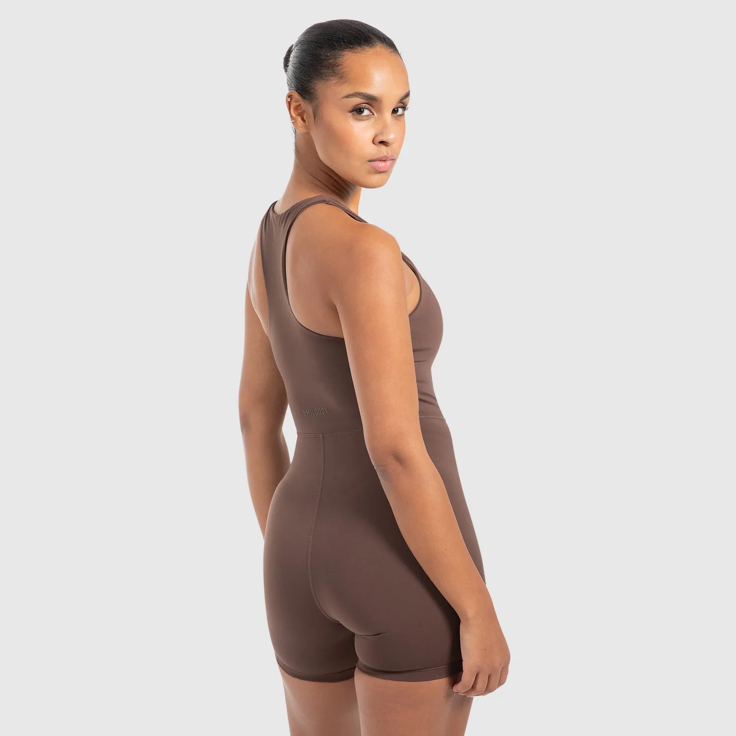 Smilodox Lunara Aleyna Jumpsuit Damen Schwarz elastisch