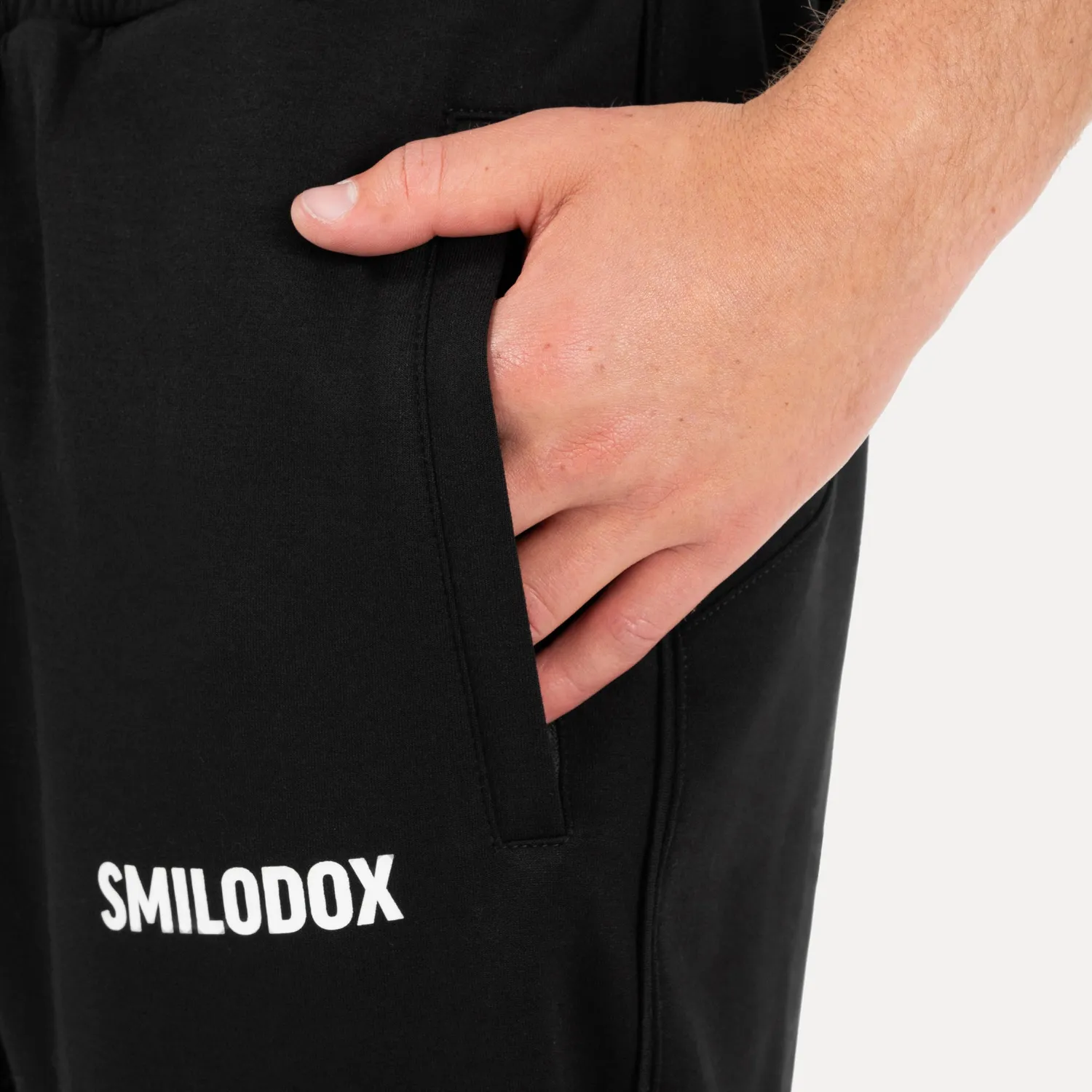 Smilodox Basic Denzo Jogginghose Schwarz Regular Fit