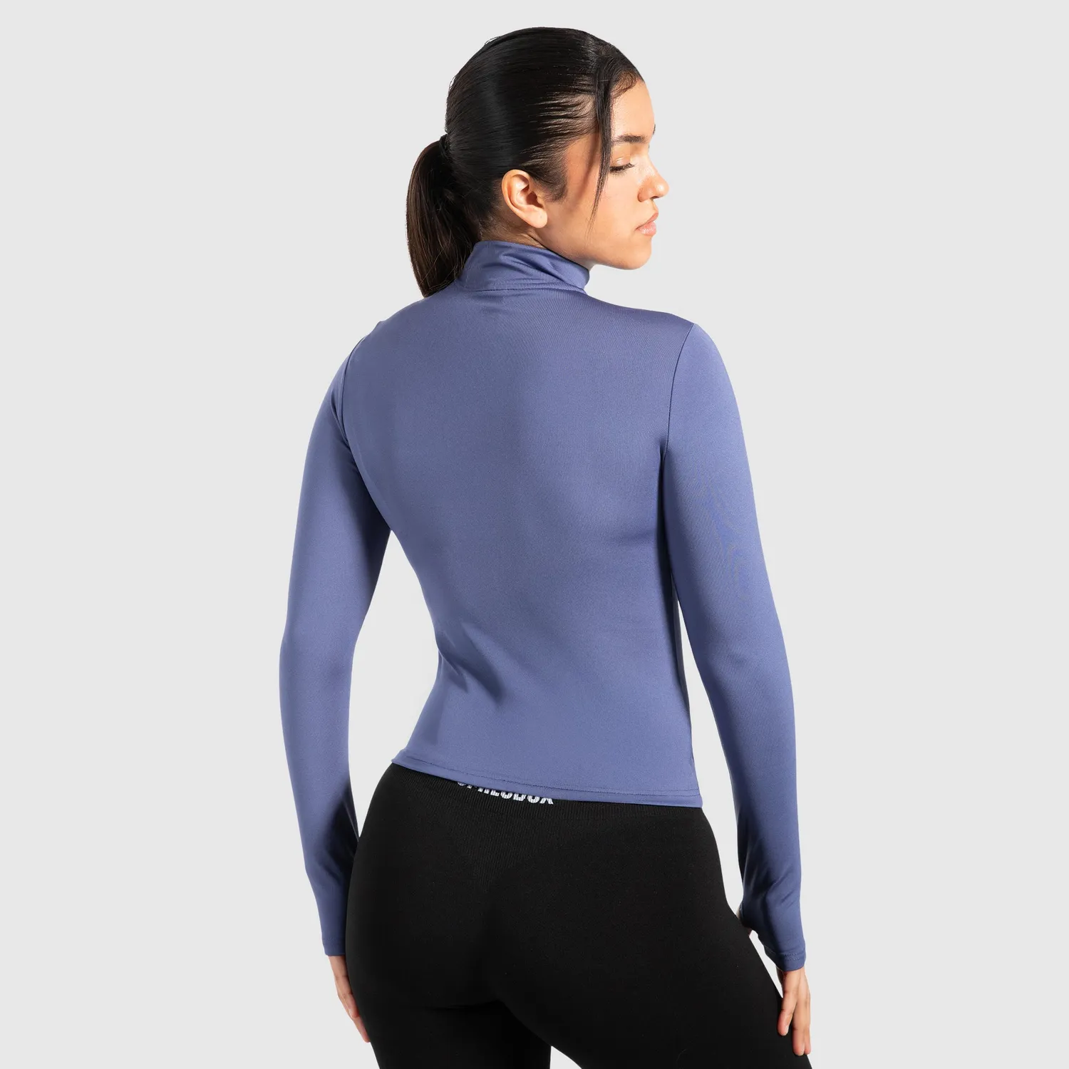 Smilodox Indira Trainingsjacke Damen Schwarz Slim Fit