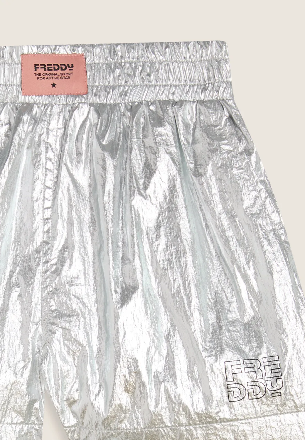 Freddy Shorts Mädchen Silber Coated glänzend