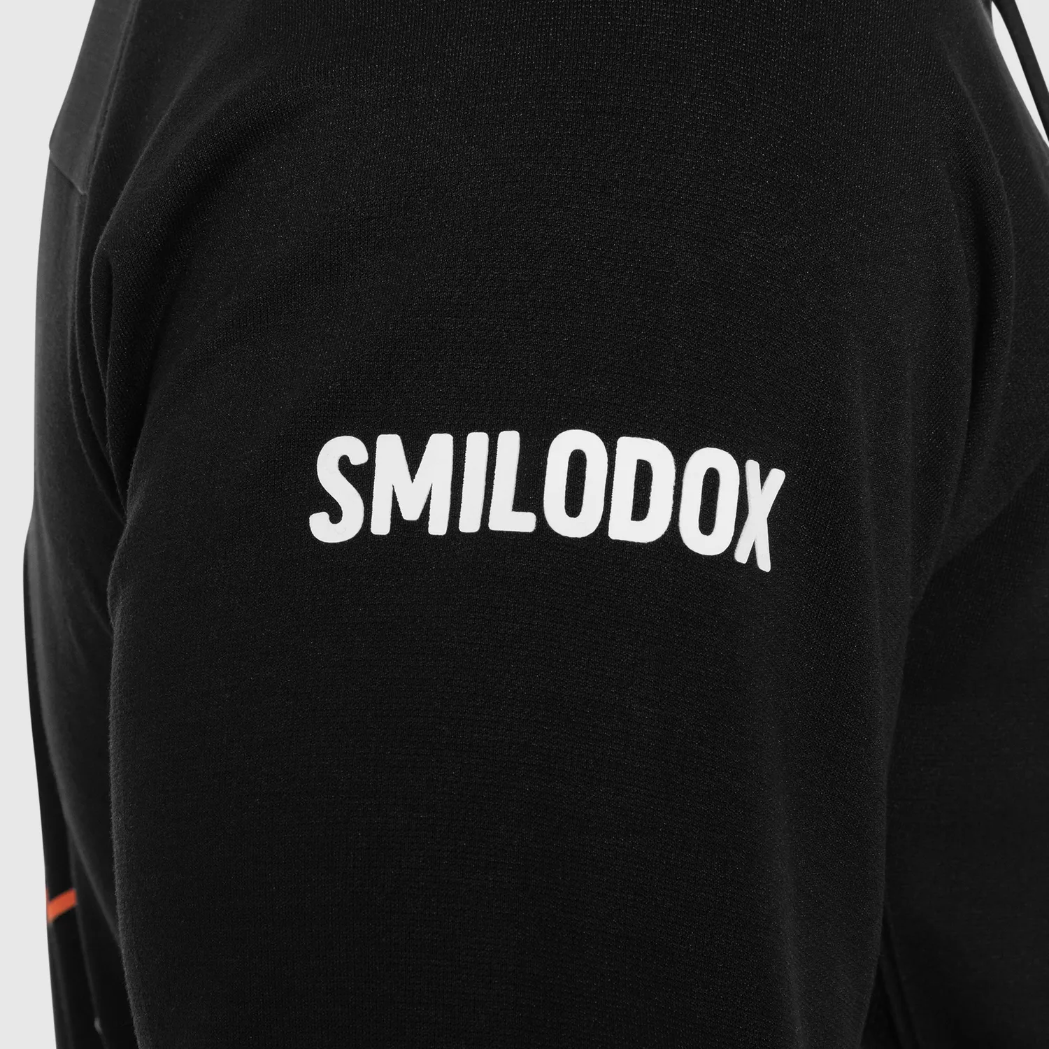 Smilodox Sommer Zip Hoodie Herren Schwarz Slim Fit