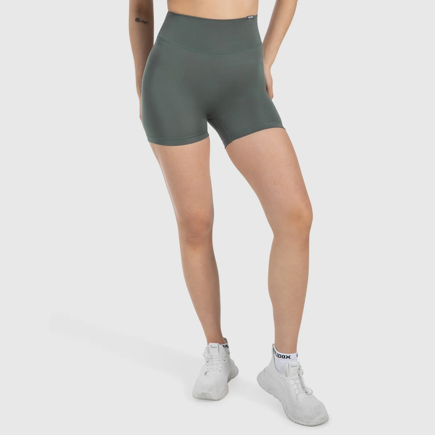 Smilodox Lavina Shorts Schwarz Damen High Waist