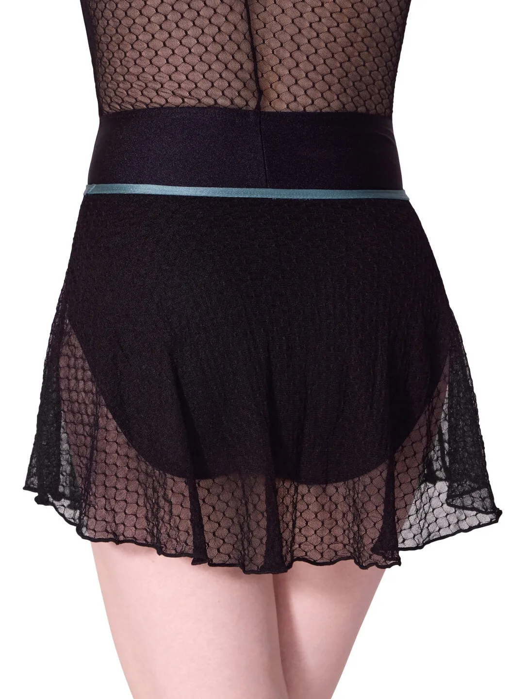 Capezio Endear F12615W Tanz-Rock Schwarz Tüll