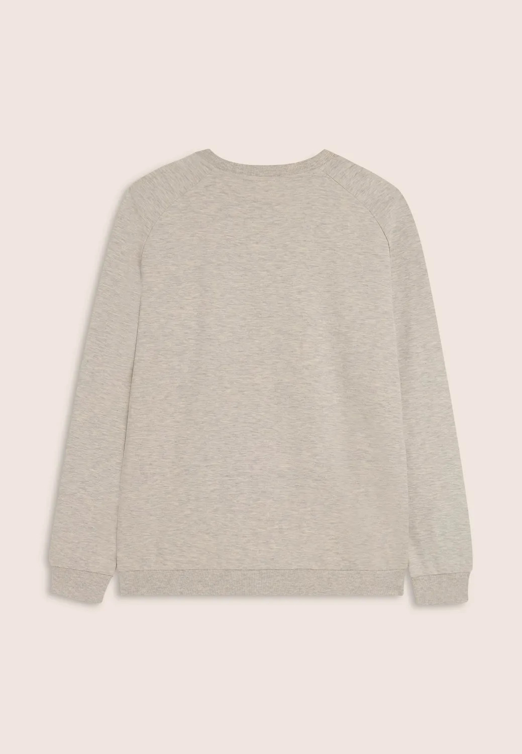 Freddy Herren Sweatshirt Melange Hellgrau S regular