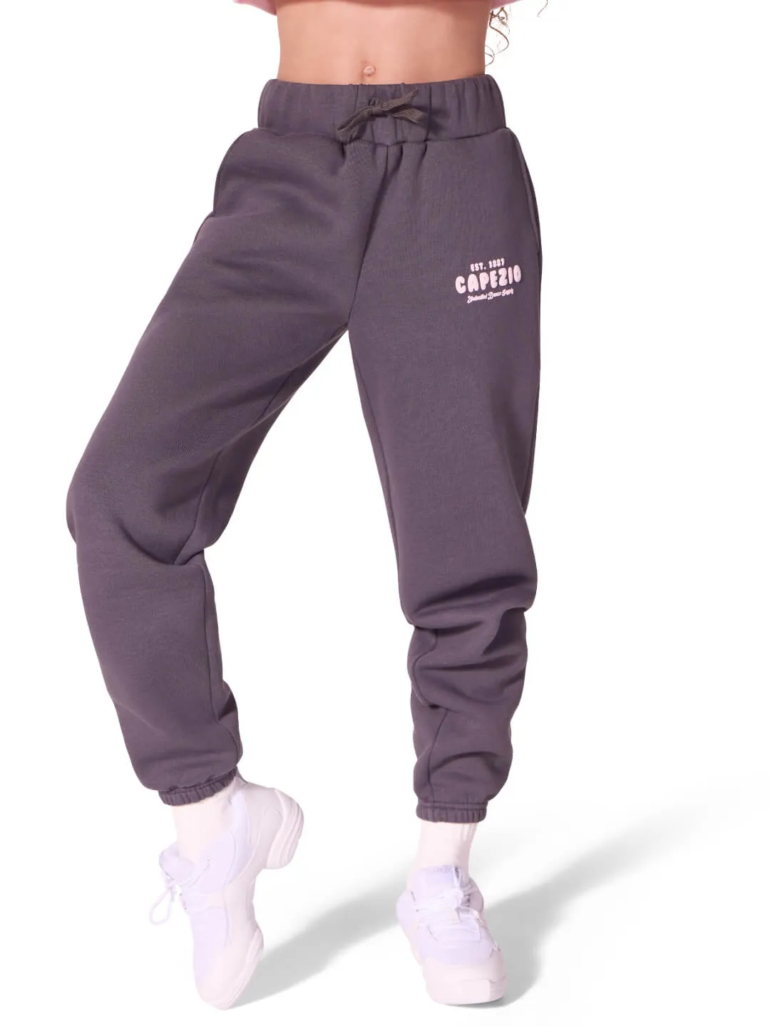 Capezio Jet Setter Momentum Jogger Kinder Schwarz weit