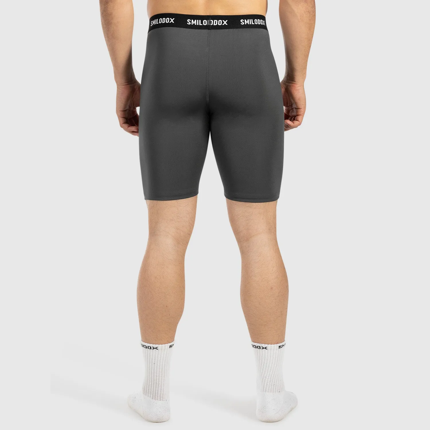 Smilodox Zeyn Laufshorts Herren Schwarz eng