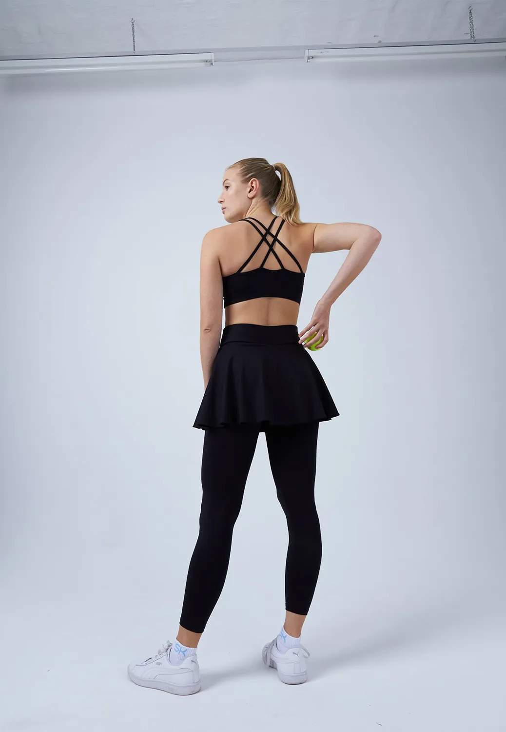 SPORTKIND Advantage Tennisrock lange Leggings warm