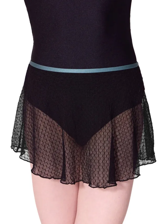 Capezio Endear F12615W Tanz-Rock Schwarz Tüll