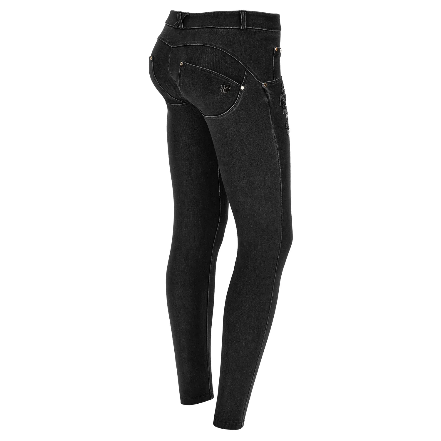 Freddy WR.UP Push-up Jeans J7N schwarz superskinny