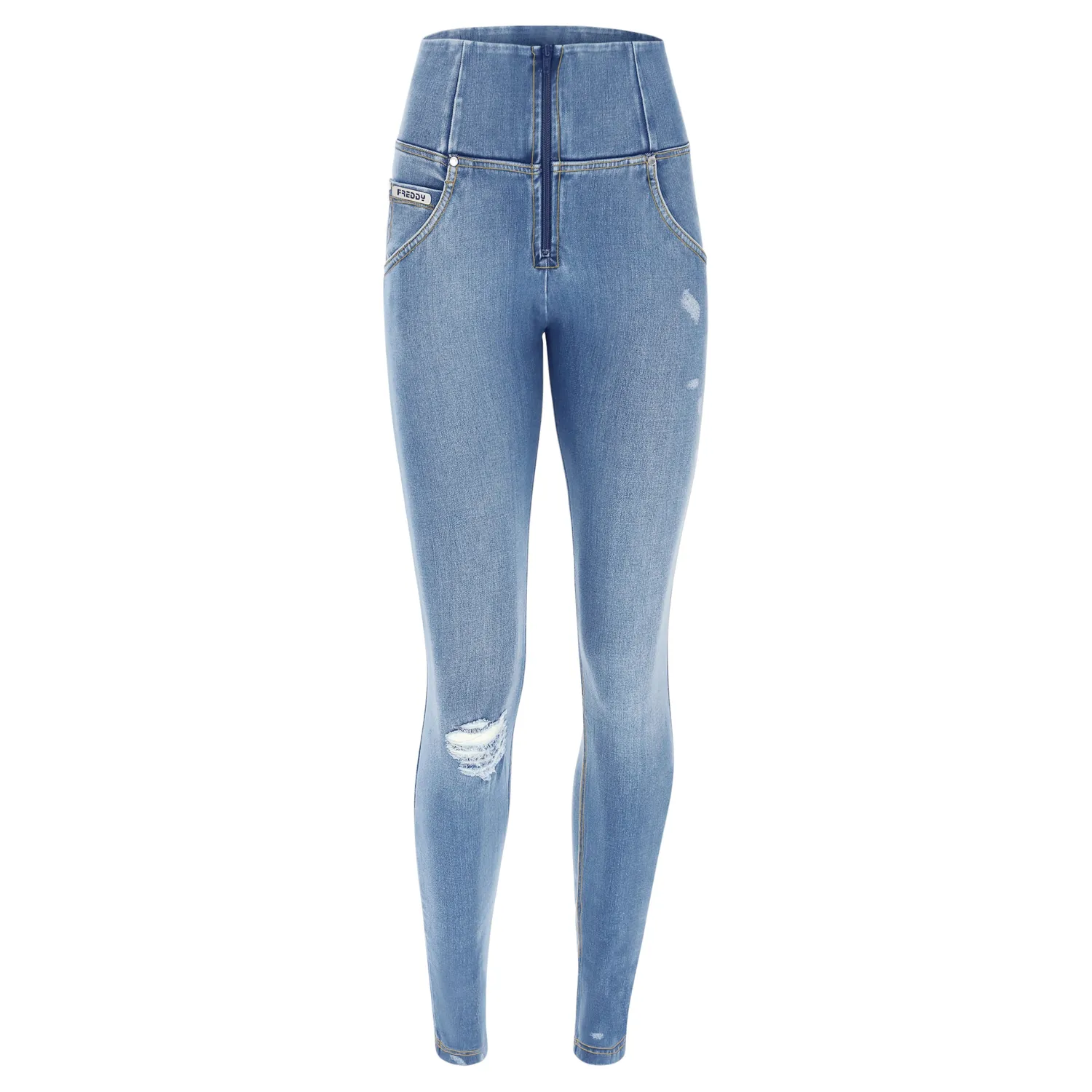 Freddy WR.UP Jeans High-Waist schwarz Risse Push-up