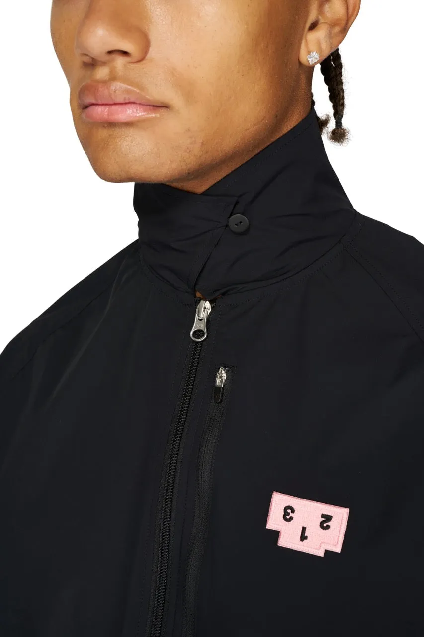 UNNA Run Wild Shirt Overshirt Podium Black Reißverschluss