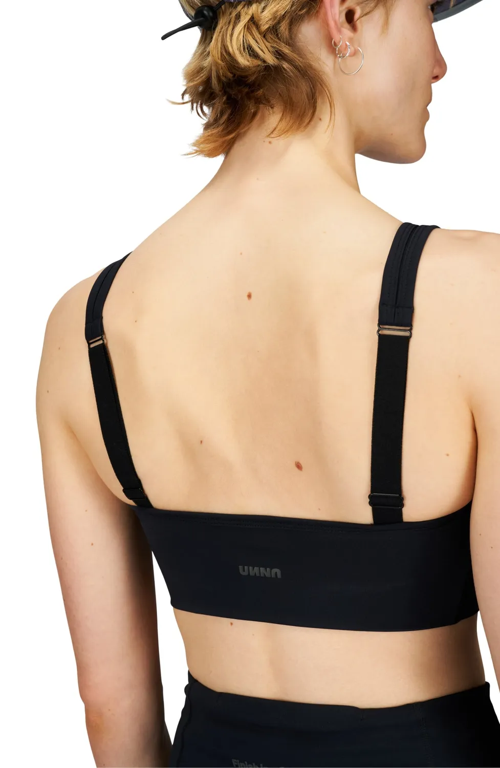 UNNA Good Place Bra Sport-BH Schwarz mittlerer Halt
