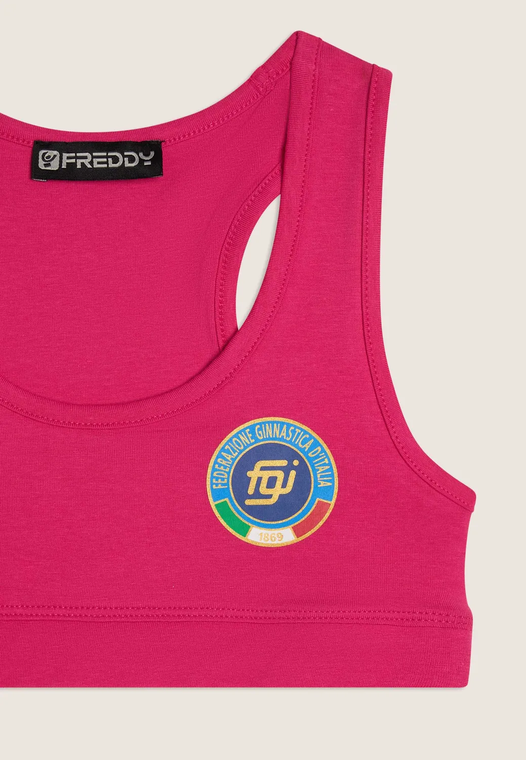 Freddy FGI Sport-Top Mädchen Navy elastisch