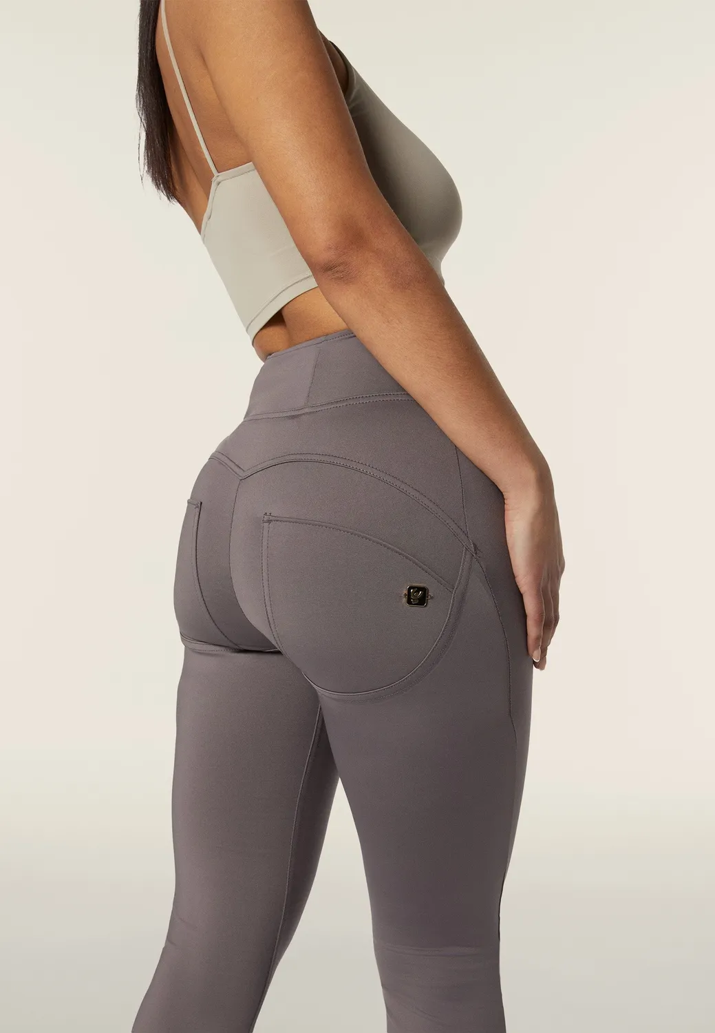 Freddy WR.UP Hose Damen High Waist Push-up Grau