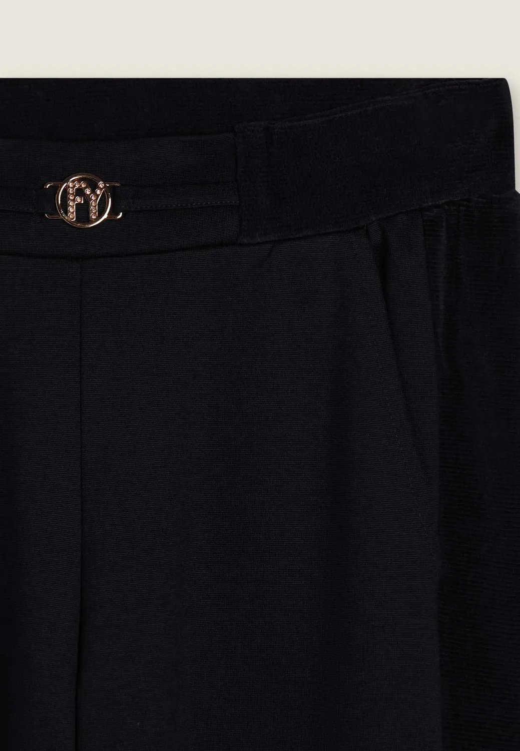Freddy Wide Leg Hose Viskose Dark Sapphire