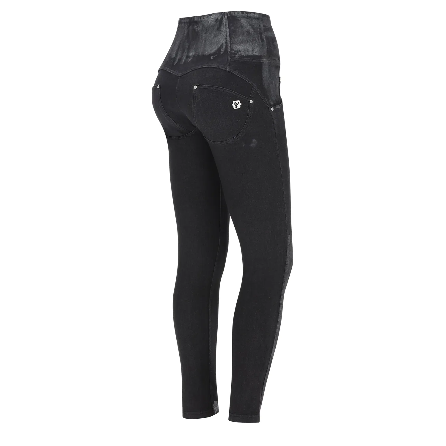 Freddy WR.UP Hose Schwarz Silberbeschichtung