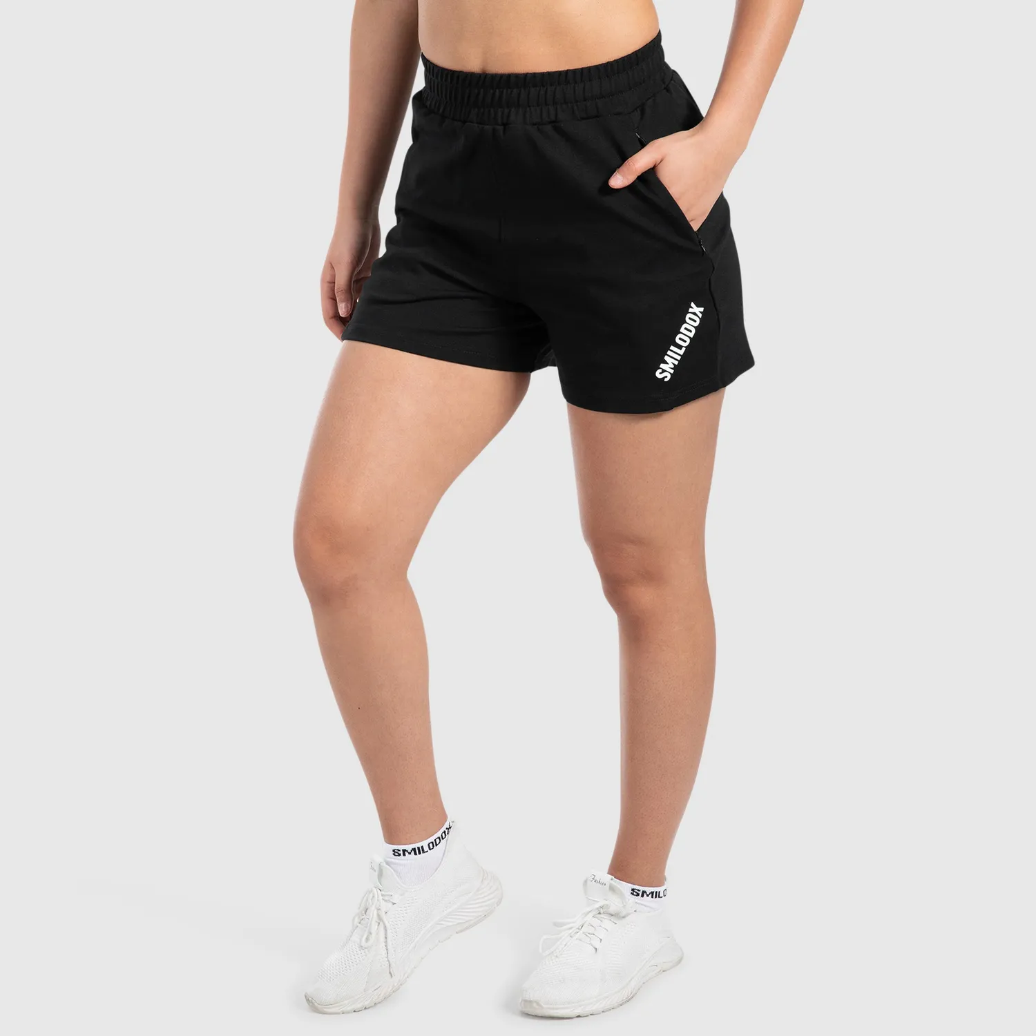 Smilodox Amaze Pro Damen Shorts Schwarz Shaped Fit