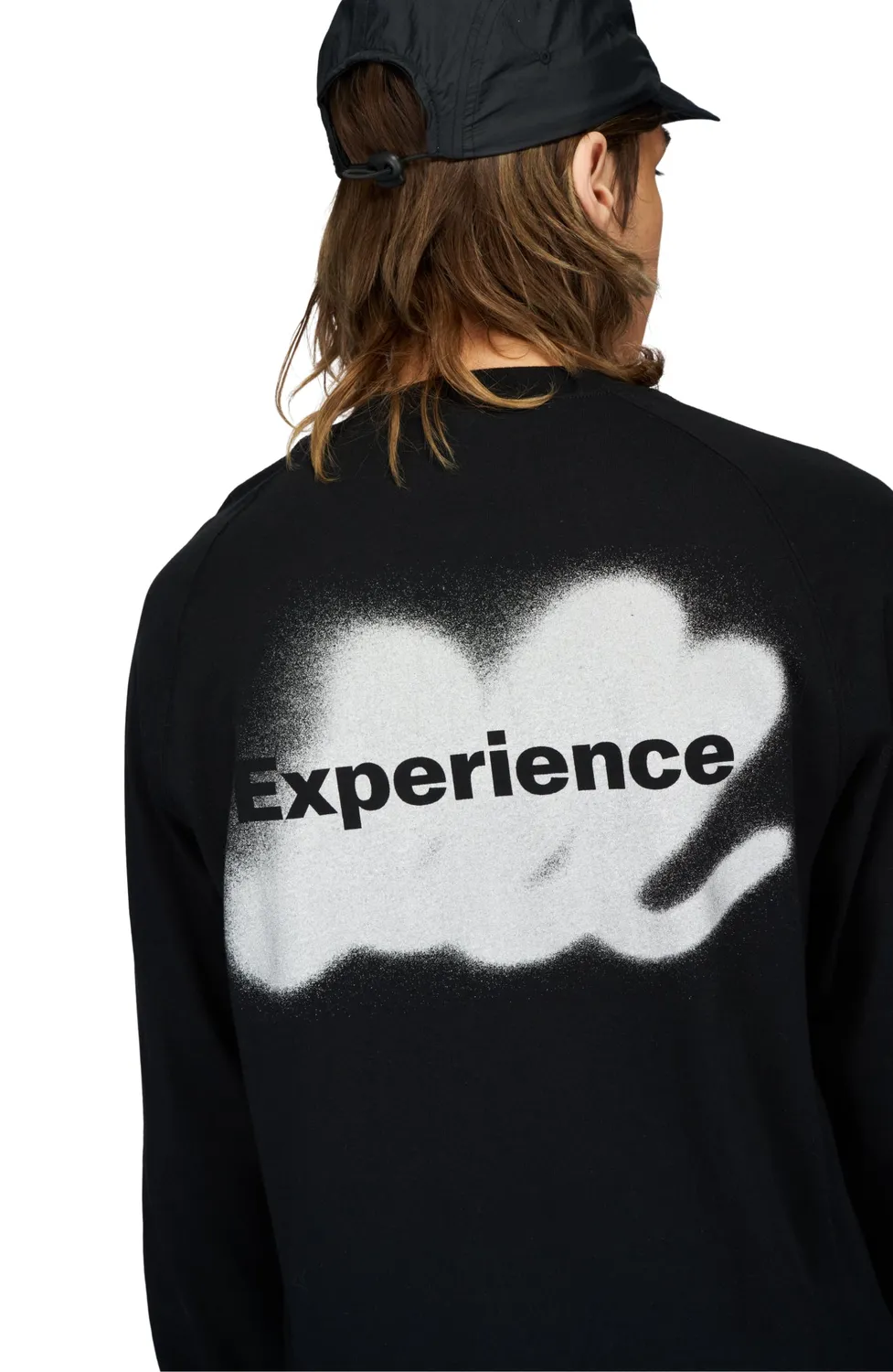 UNNA Experience LS Langarmshirt Schwarz Bio-Baumwolle