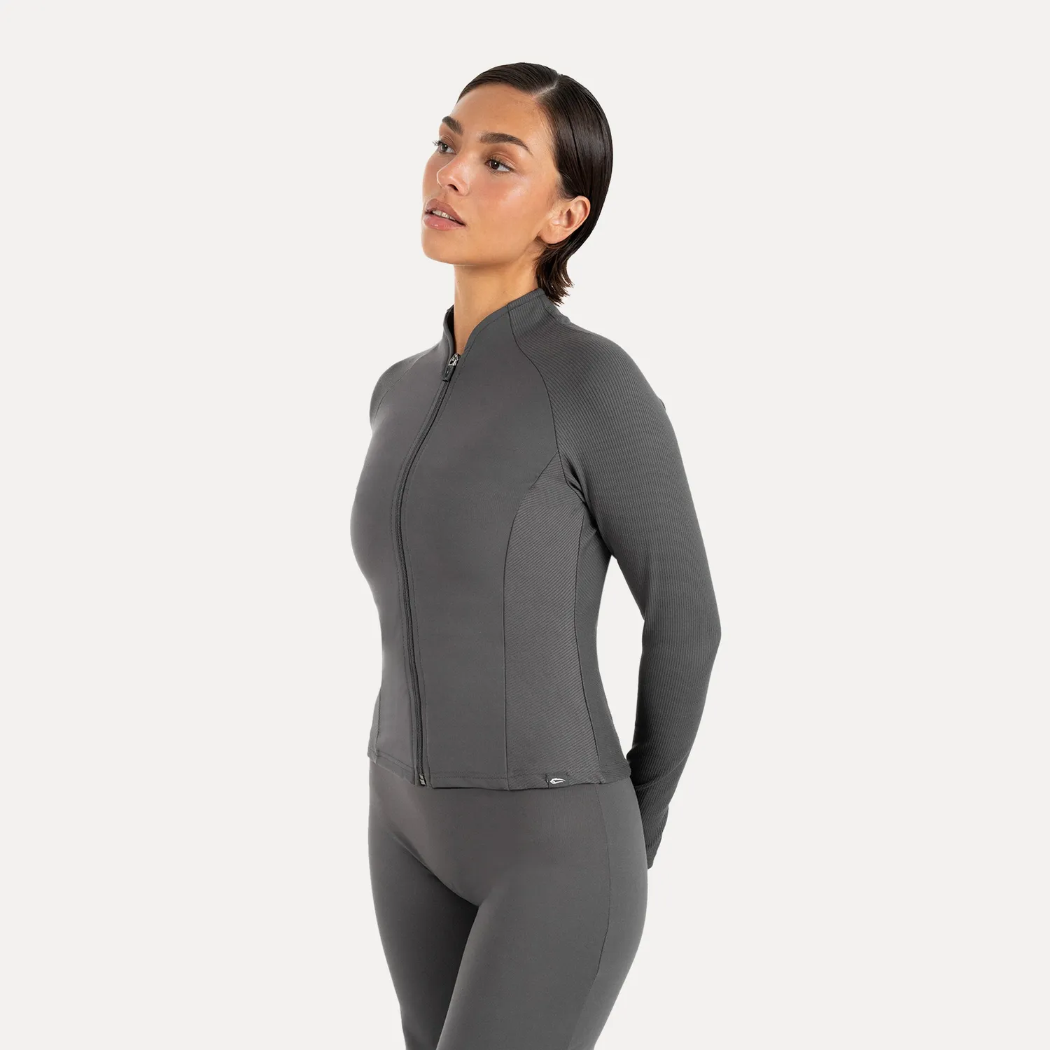 Smilodox Solvea Trainingsjacke Schwarz Shaped-Fit