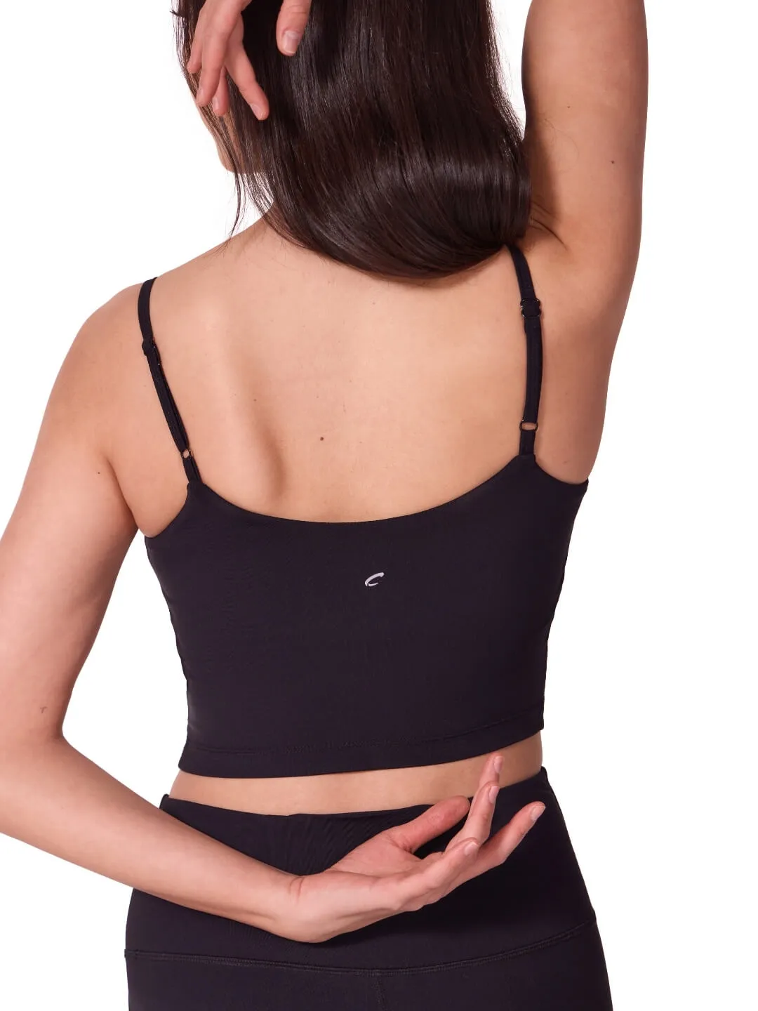 Capezio Soft Elegance Cami Top Tanzoberteil Schwarz mit BH