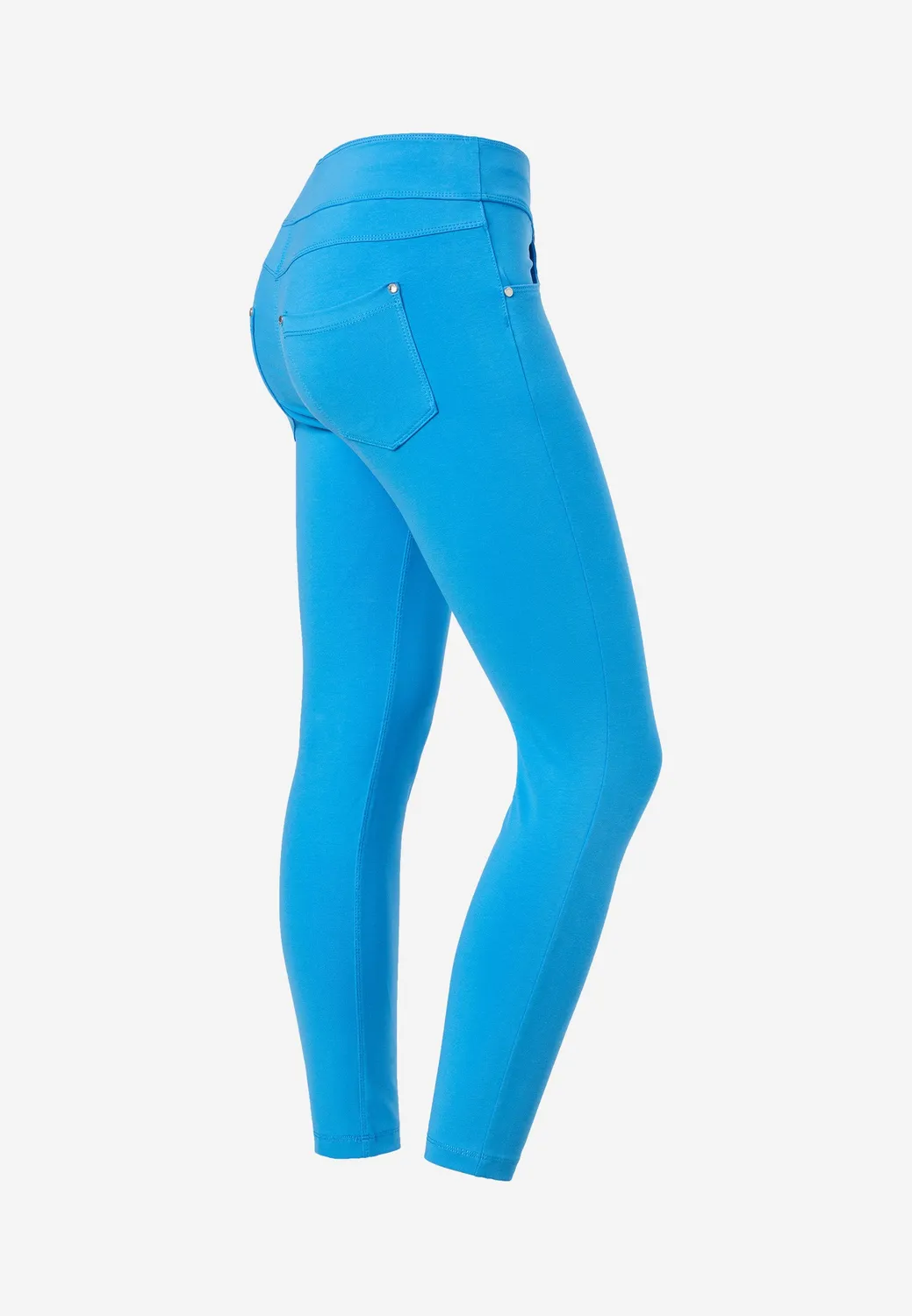 Freddy N.O.W. Jeggings Superskinny 7/8 Schwarz Bio-Baumwolle