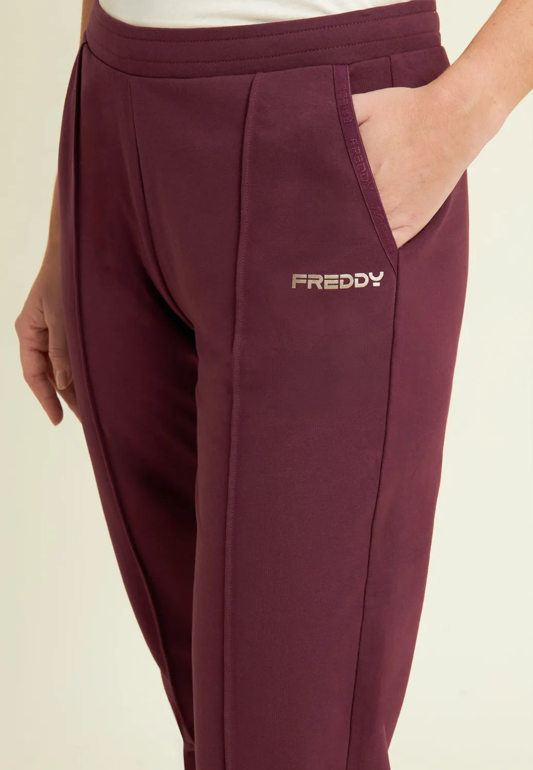 Freddy Sporthose Dark Sapphire Gerade Fleece Stretch