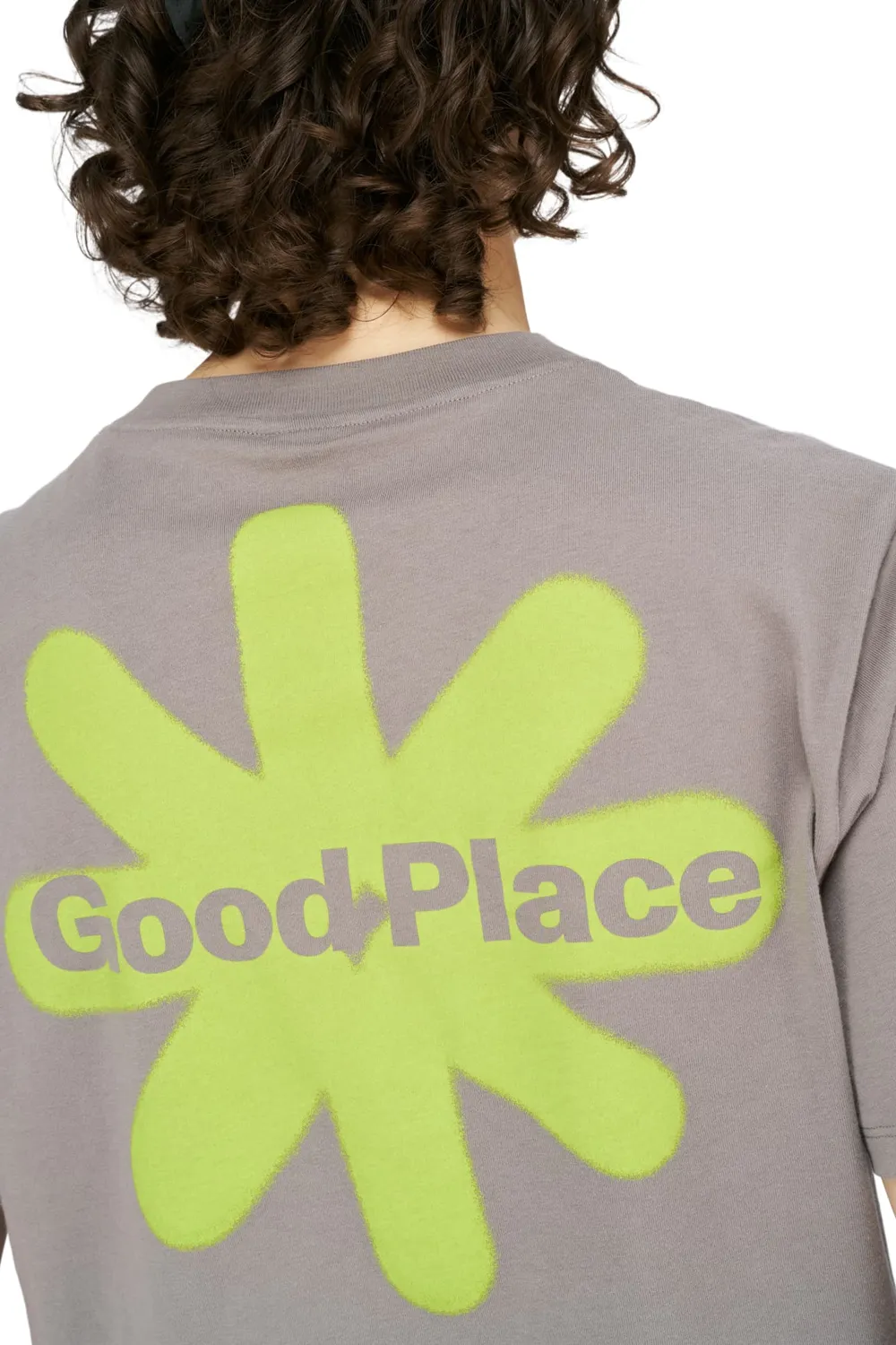 UNNA Sun Tee T-Shirt Steel Grey Baumwolle