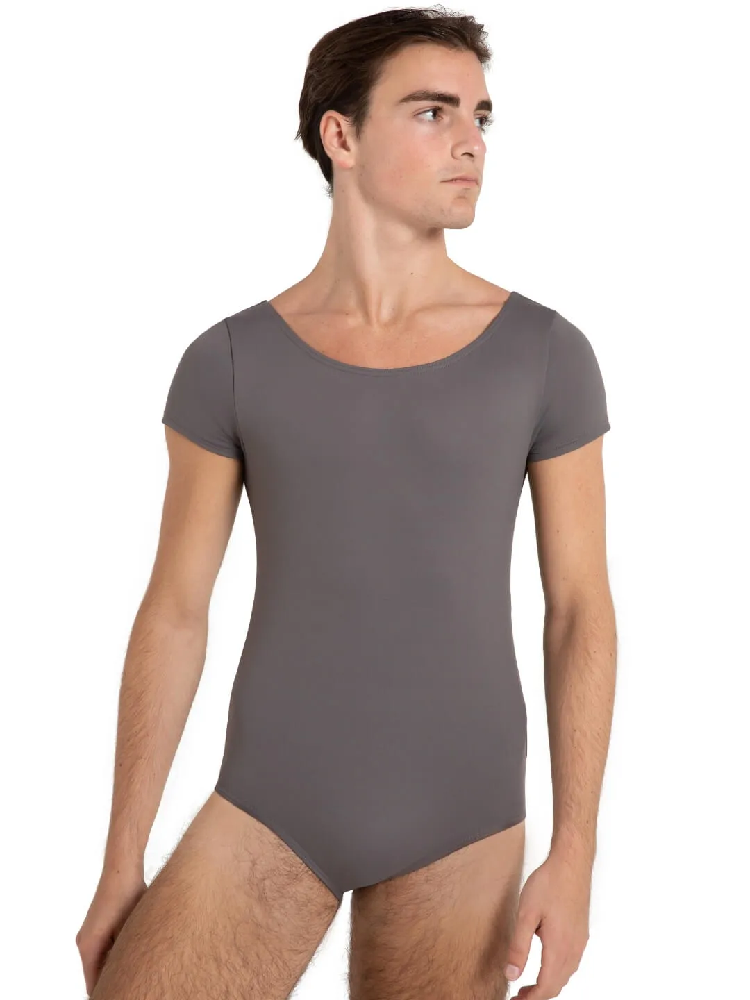 Capezio Studio Kurzarm Tanzanzug Herren Schwarz Stütz