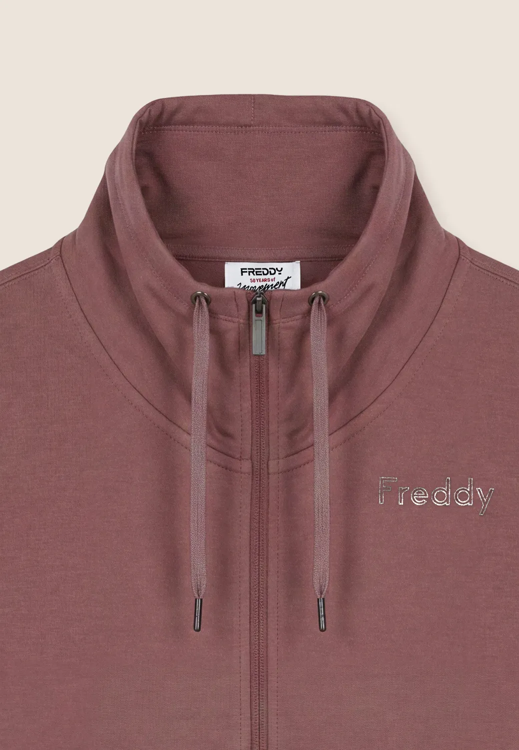 Freddy Trainingsanzug Colour Block Zip Rose Taupe