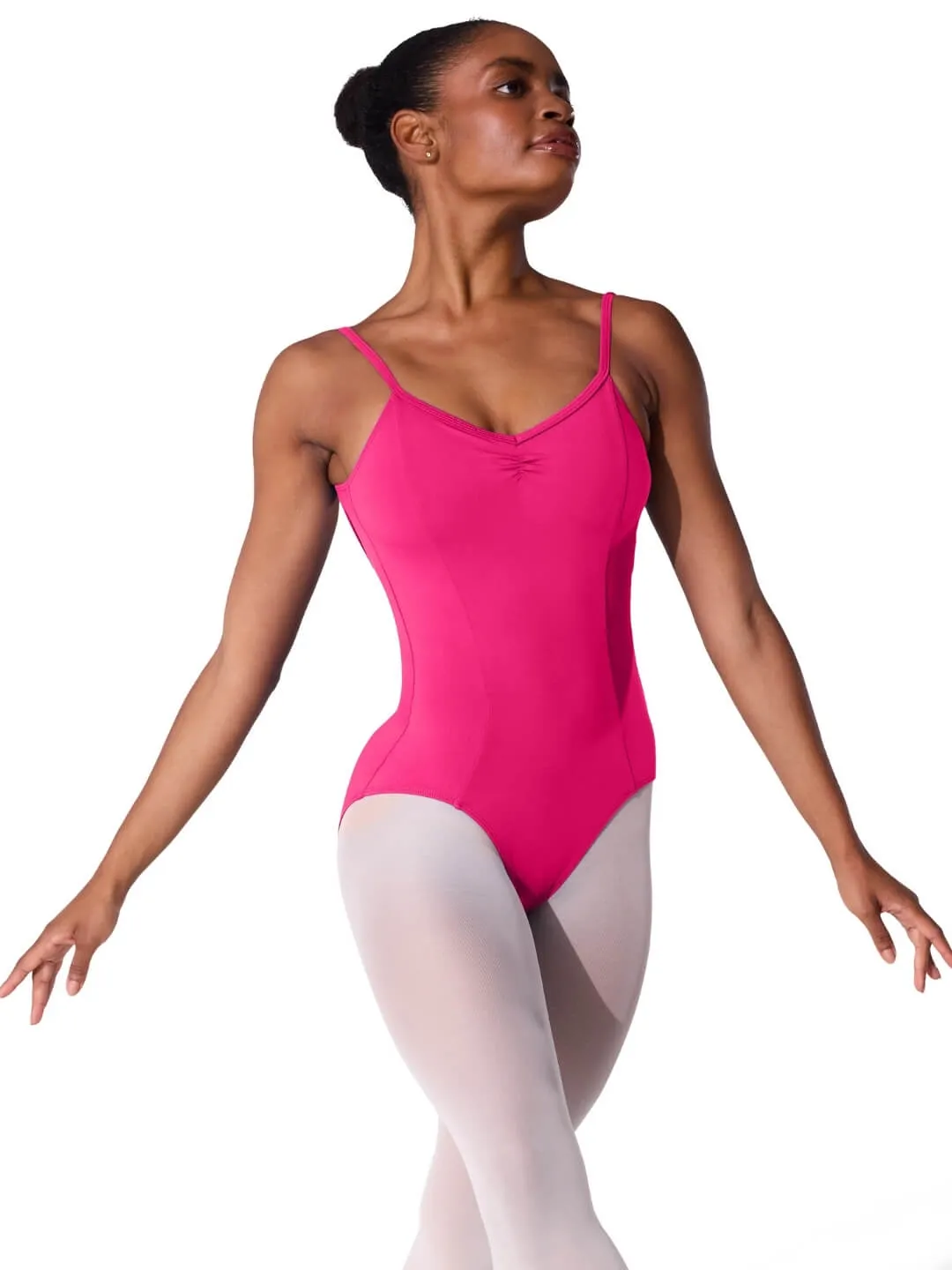 Capezio Essentials ES1001W Camisole Leotard Navy V-Ausschnitt