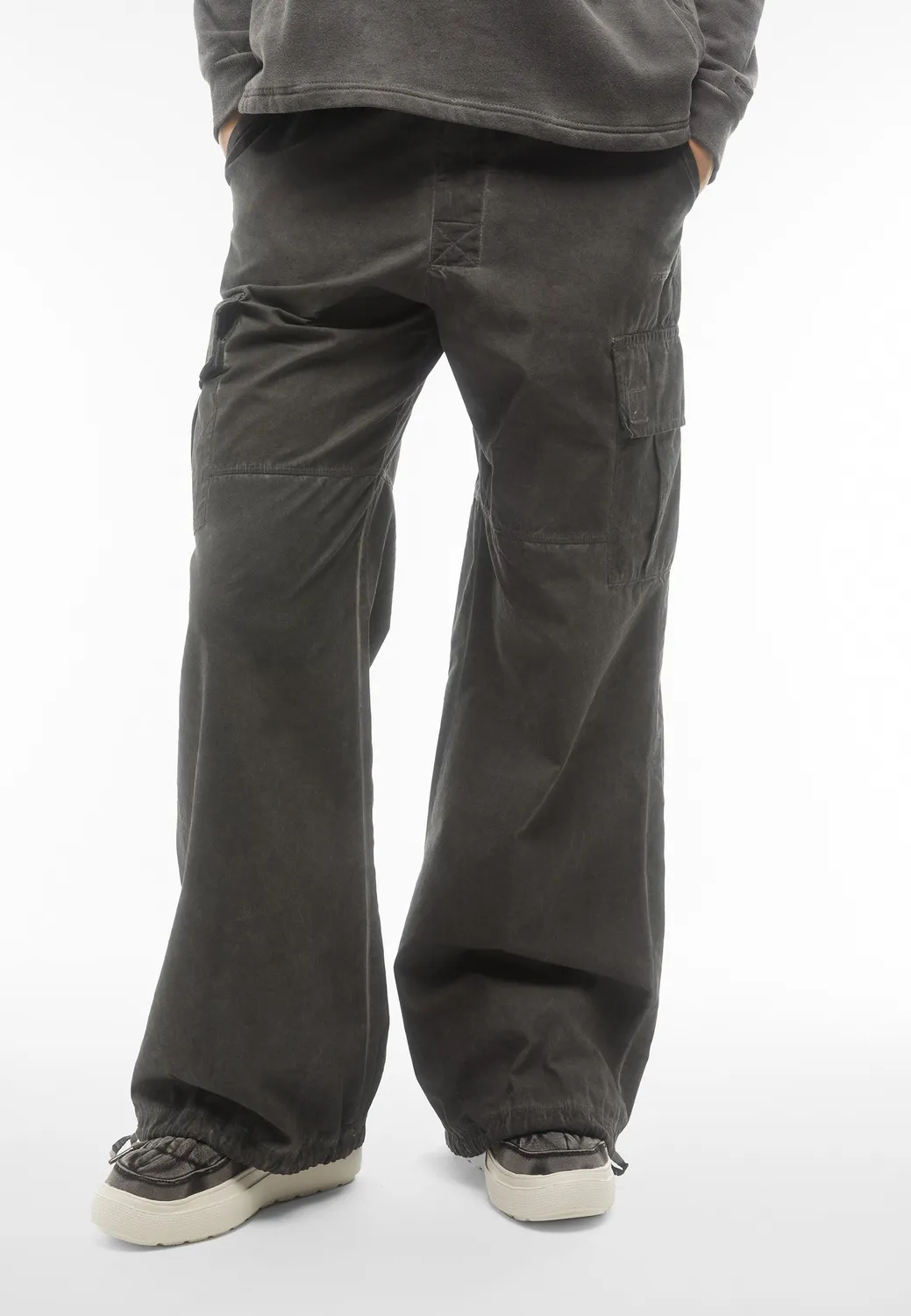 Freddy Cargo Hose Canvas Cold Dyed Gray Asphalt