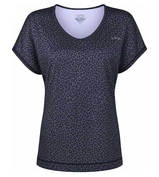 LPO Ivy Funktionsshirt dunkelgrau V-Ausschnitt