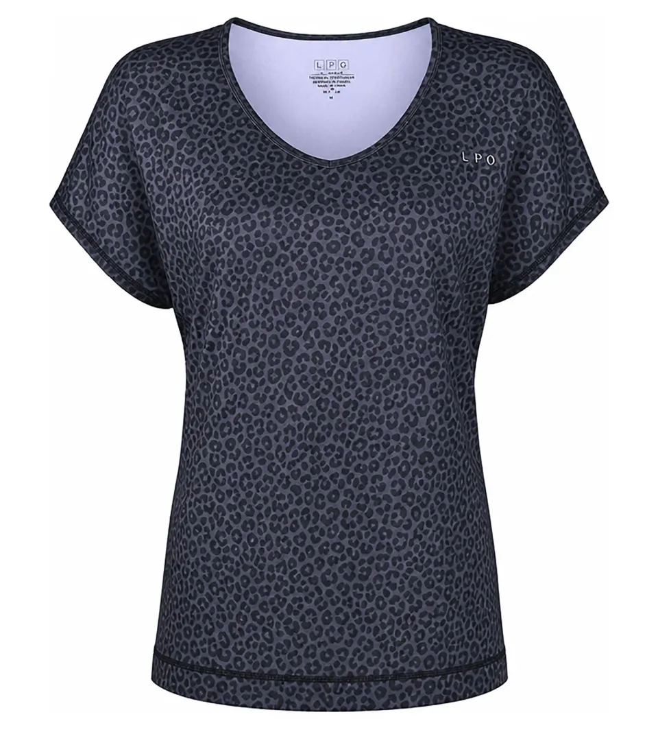 LPO Ivy Funktionsshirt dunkelgrau V-Ausschnitt