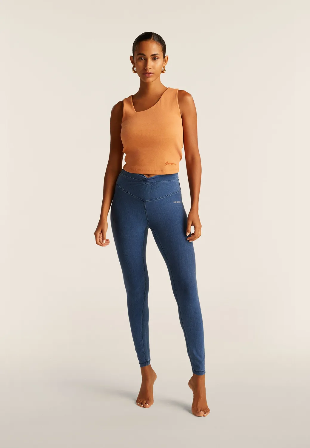 Freddy Rippen Asymmetric Top Crop-Top