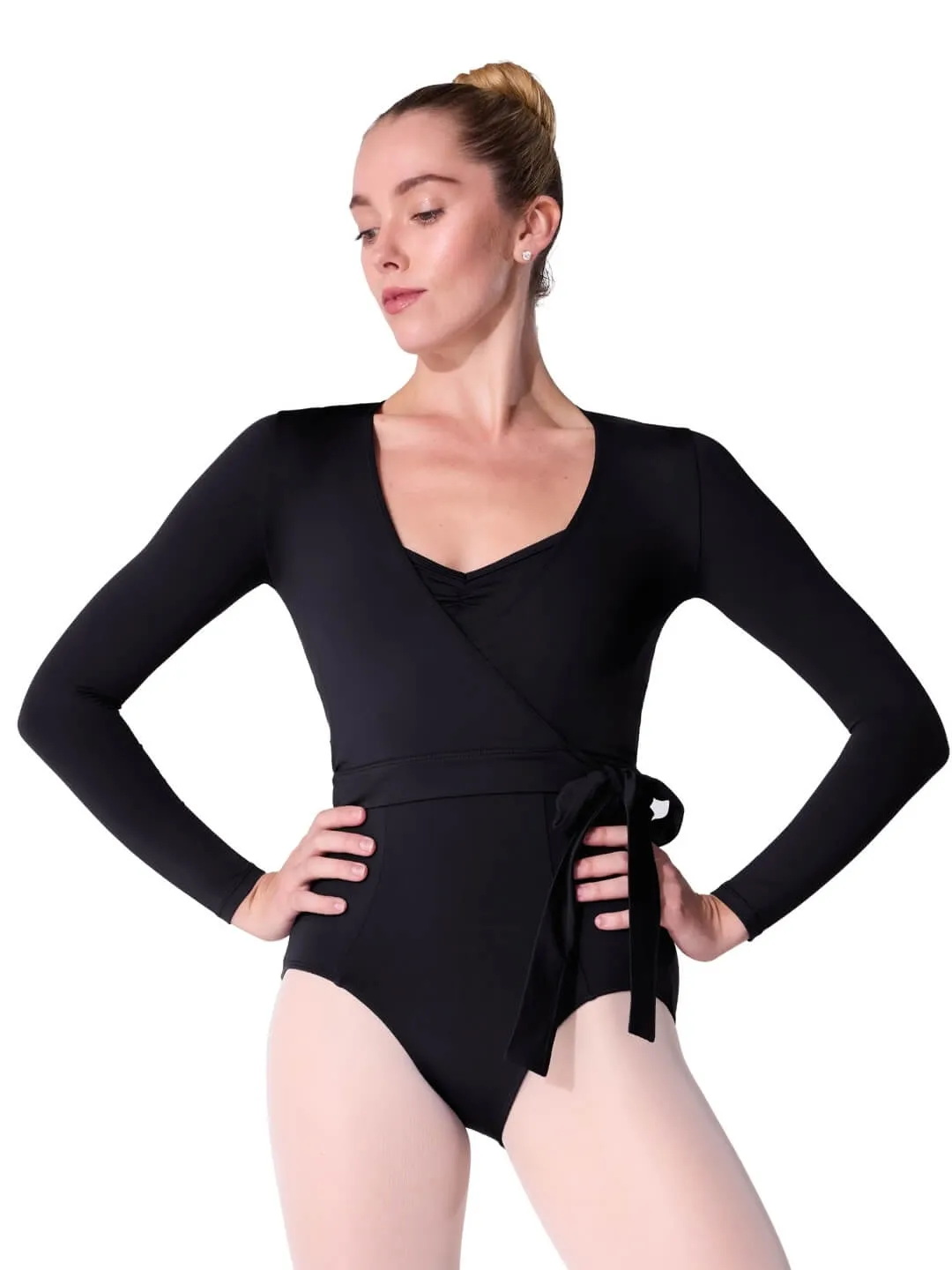 Capezio Essentials ES4010W Wickeltop langarm