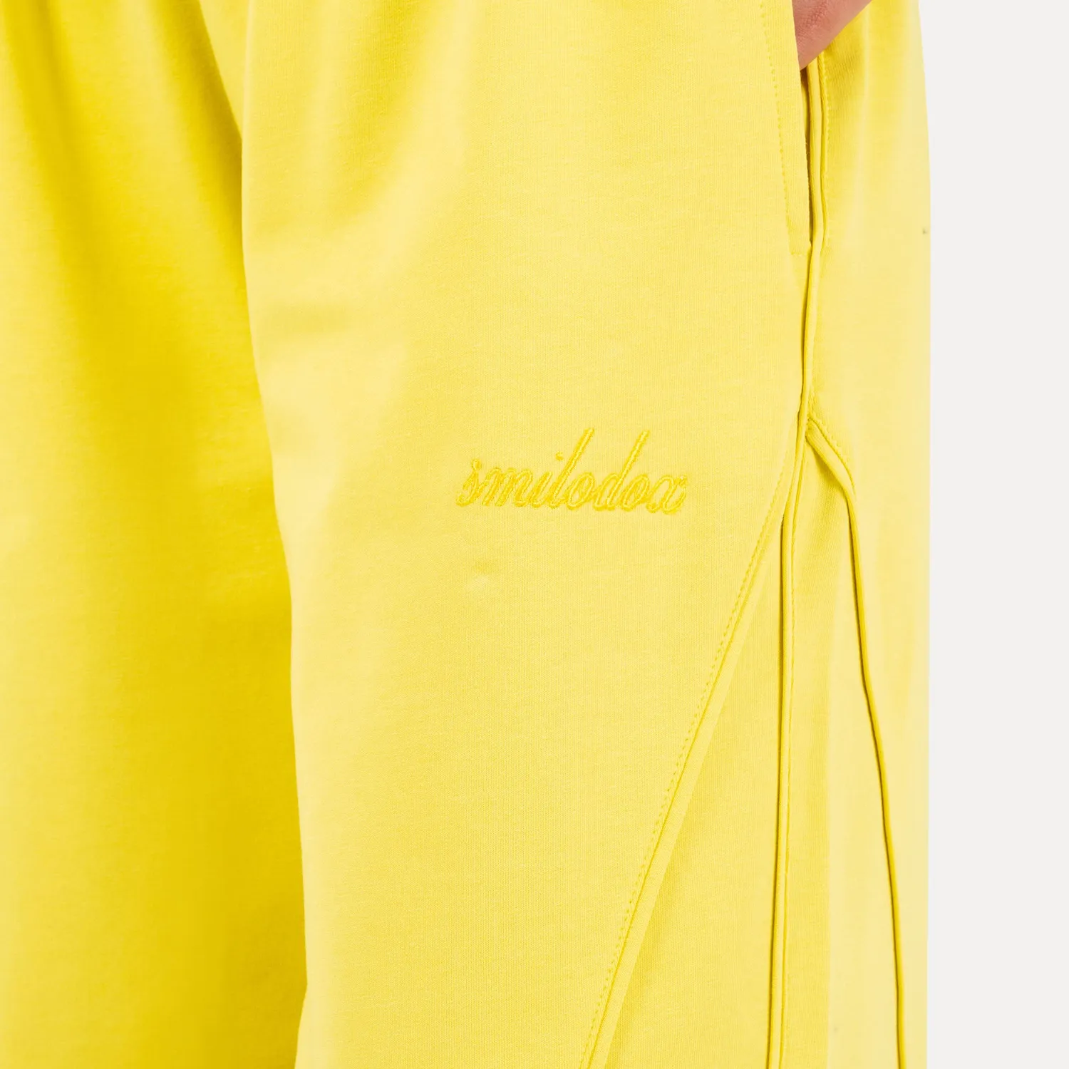 Smilodox Ylena Jogginghose Schwarz Wide-Leg