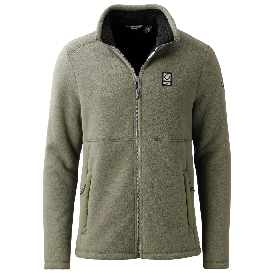 LPO Reece Herren-Fleecejacke olivgrün