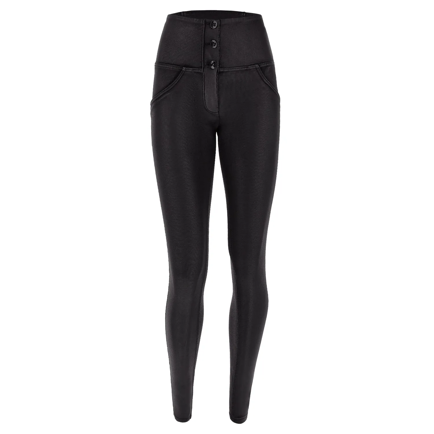 Freddy WR.UP Jeans Superskinny Schwarz hoher Bund