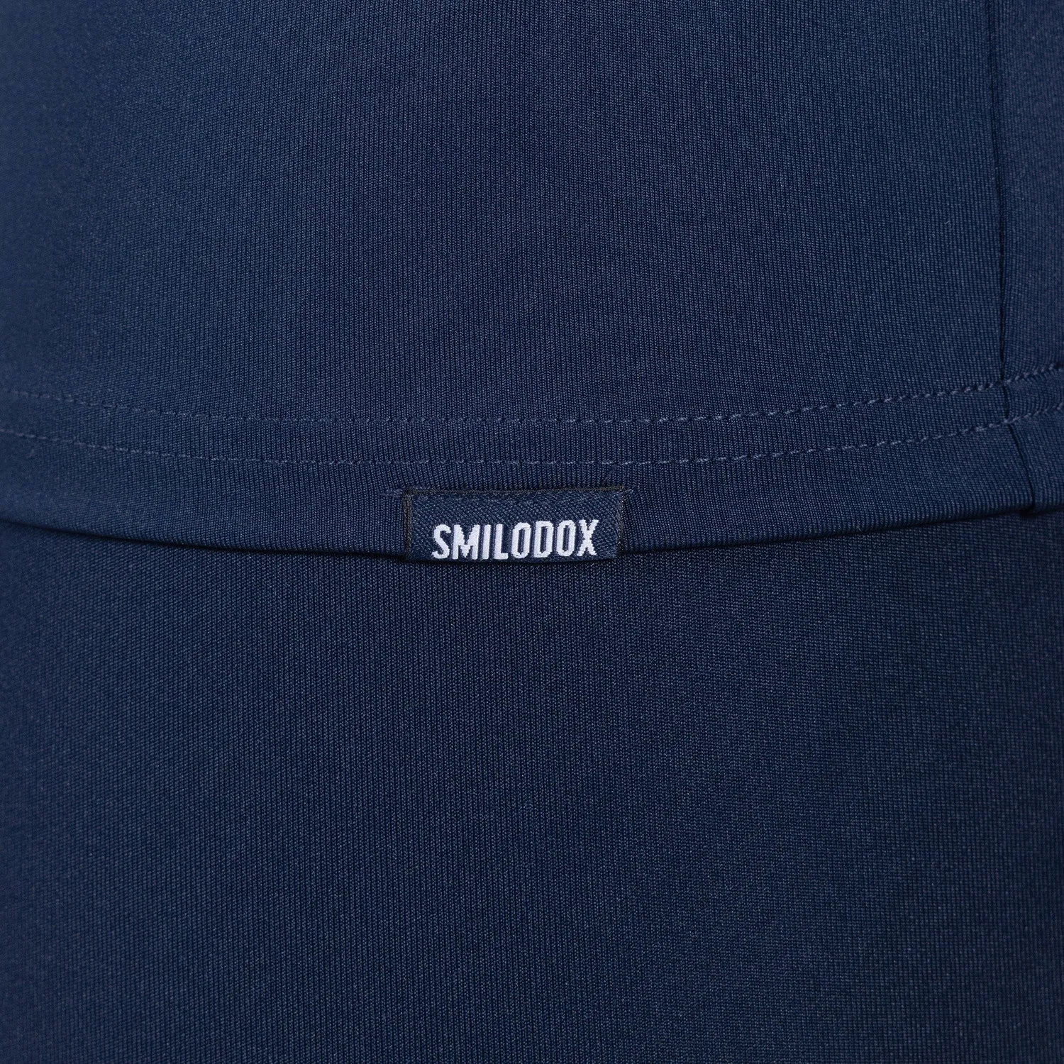 Smilodox Zeyn T-Shirt Herren Marineblau Slim Fit