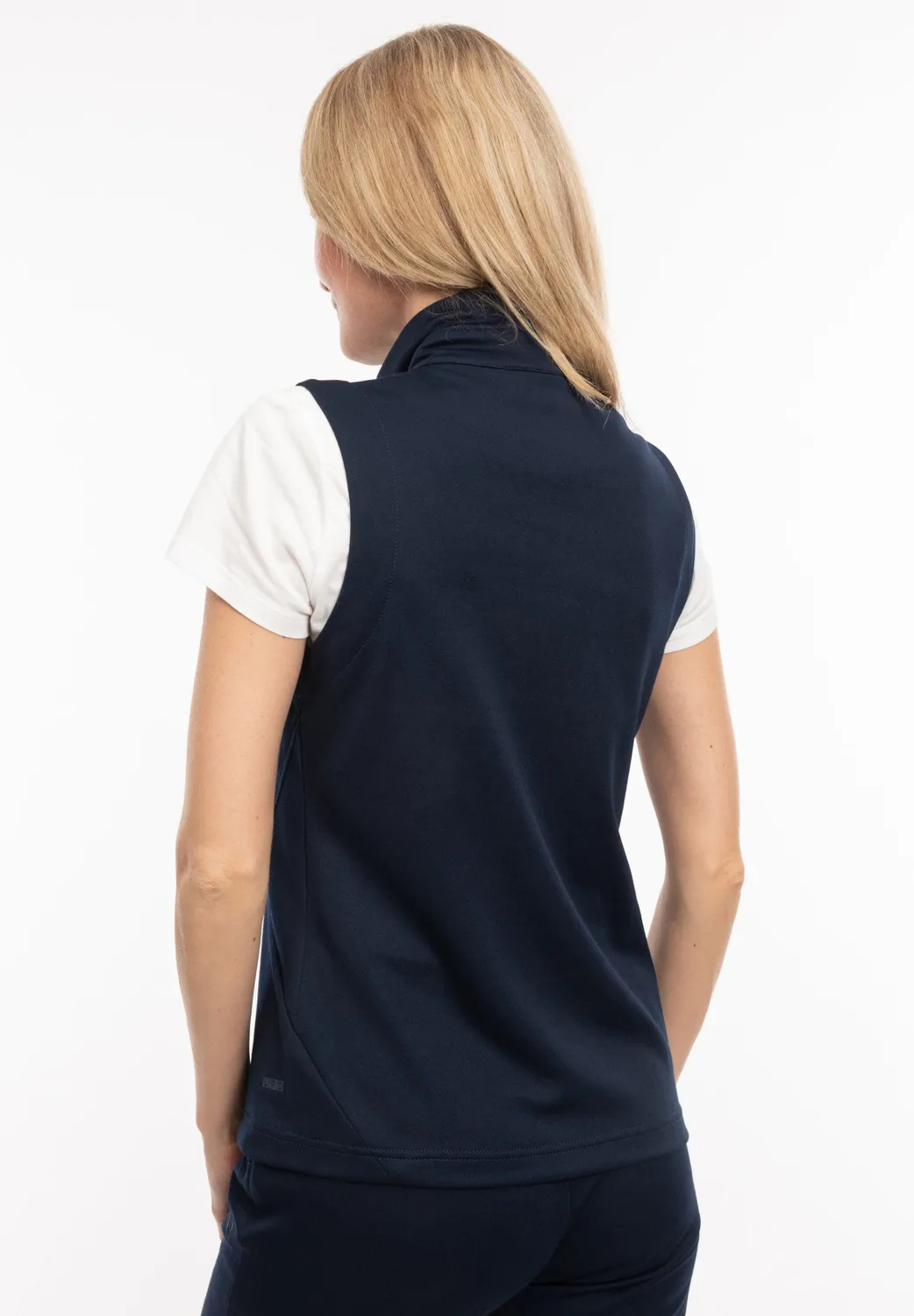 LPO Jennifer 2 Weste Damen dunkelblau Baumwolle