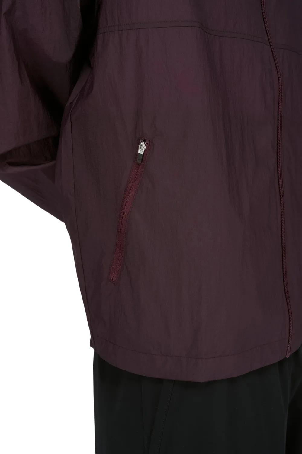 UNNA Smiles Run Jacket Laufjacke Aubergine winddicht