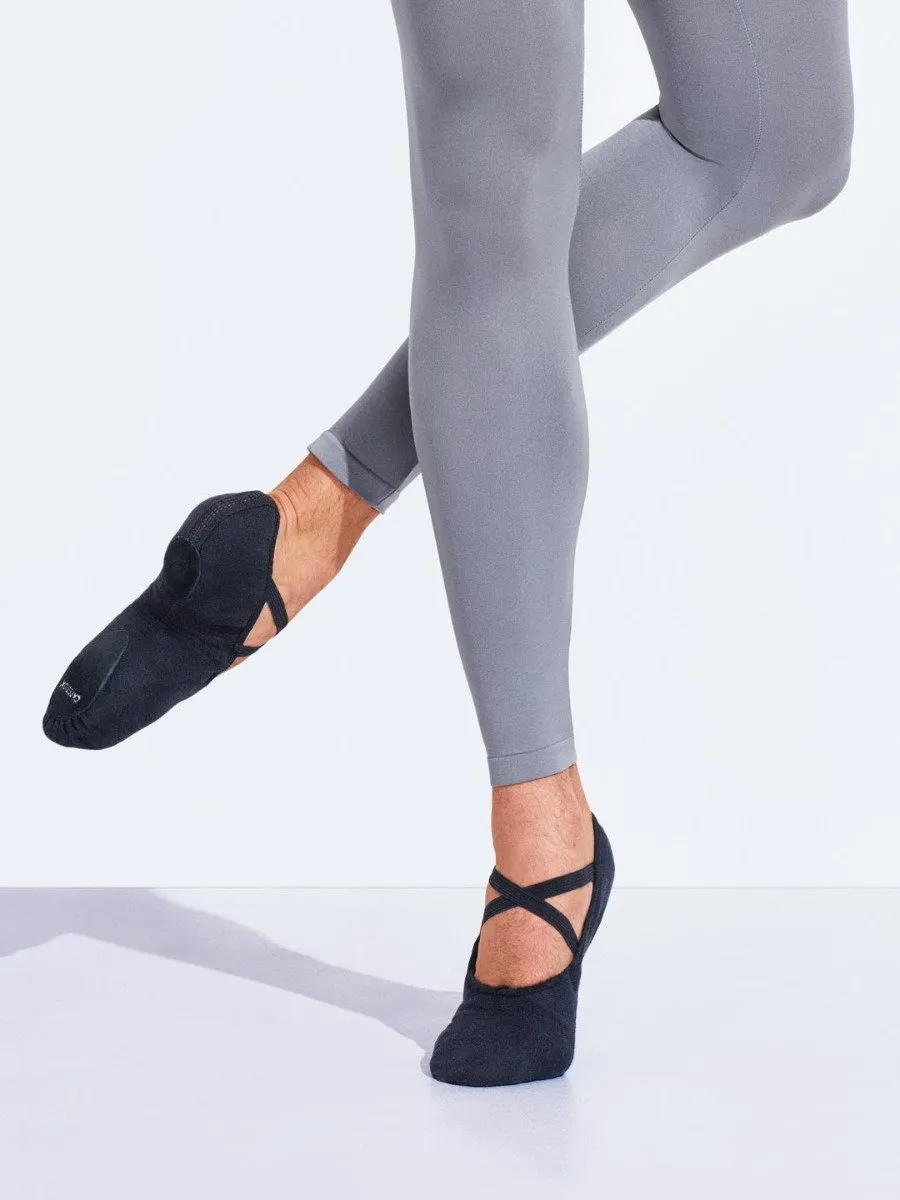 Capezio Cobra U2031 Ballettschläppchen Herren Schwarz Canvas