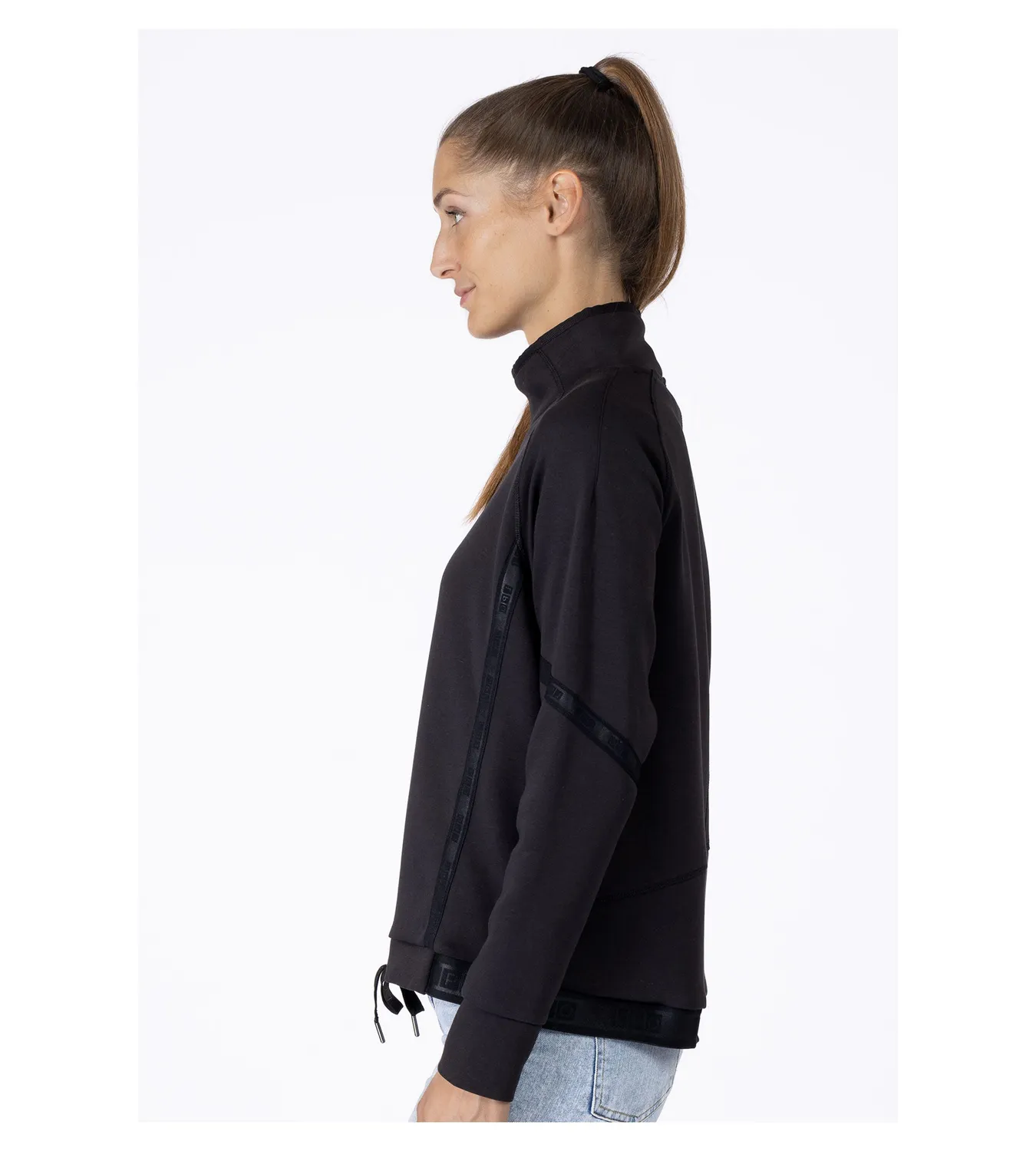 LPO Jette Sweatshirt Damen schwarz Baumwolle