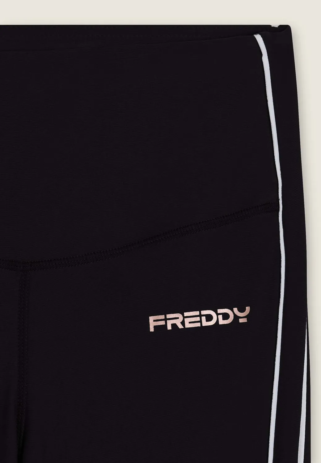 Freddy Leggings 7/8 Nero High Waist mit Tasche