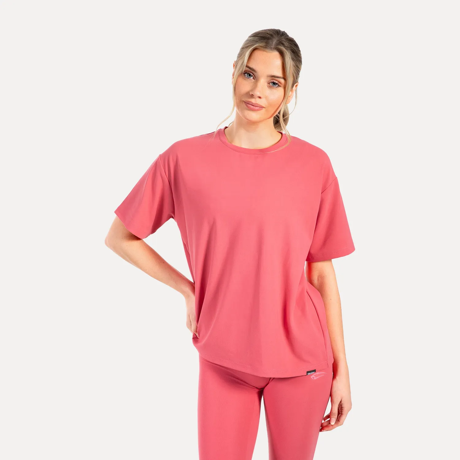 Smilodox Aurica T-Shirt Damen Schwarz Oversize